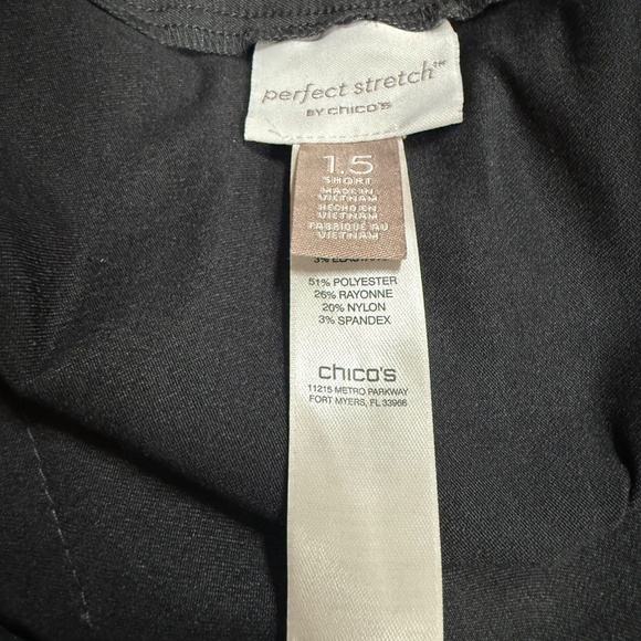 Chicos Gray charcoal pants - Picture 3 of 3